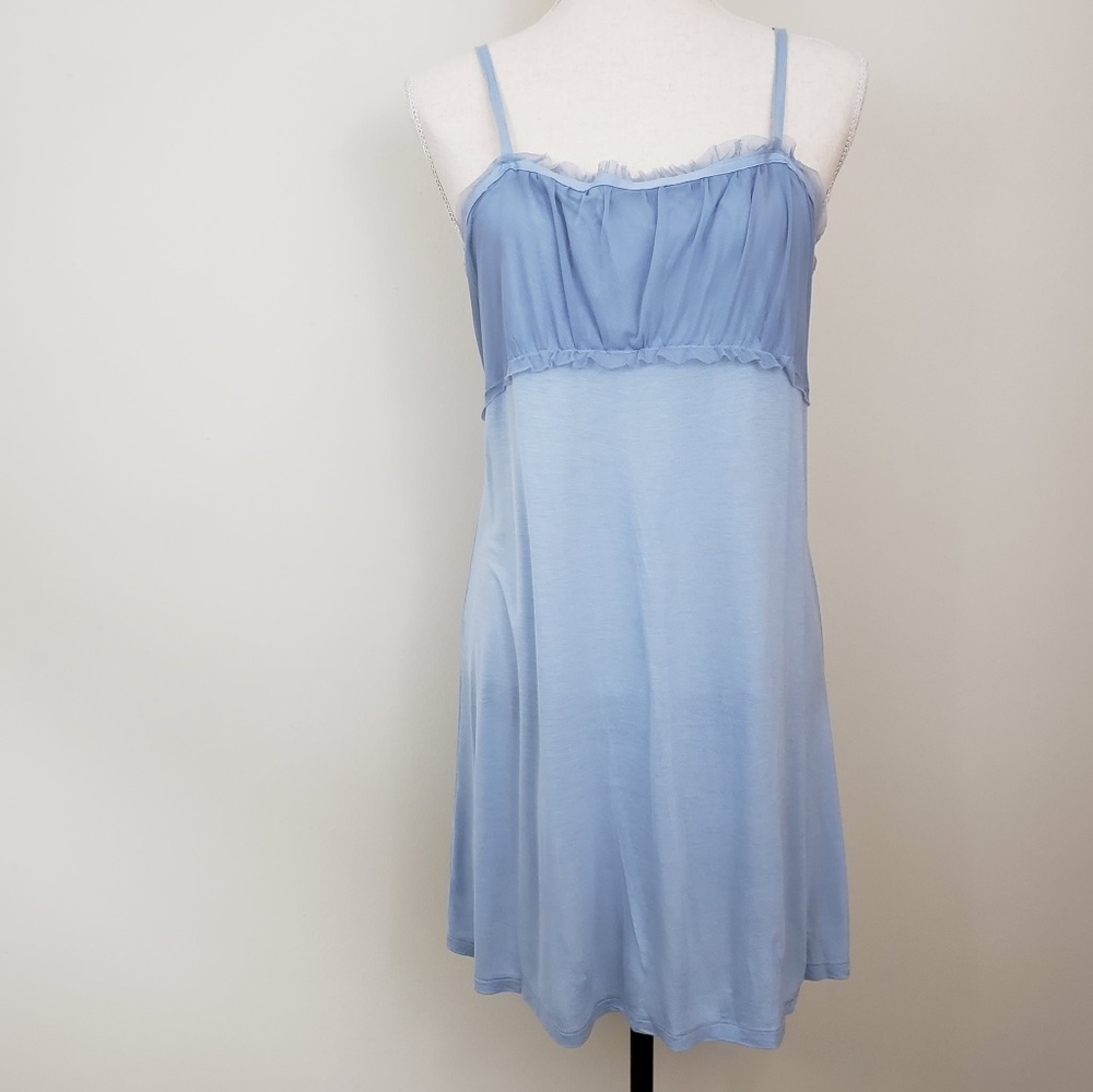 Vera Wang Intimates Nightgown Blue Size Medium